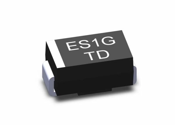 ES1G, Диод быстродействующий 1А 400В 25нс [SMA / DO-214AC]