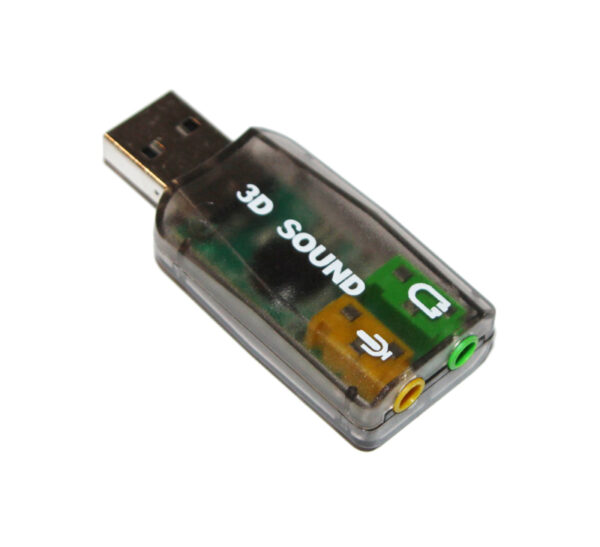 Внешняя звуковая карта USB 5.1-канальный 3D sound