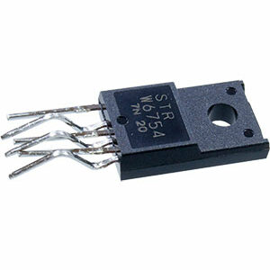 Микросхема STRW6754  STR-W6754  W6754  TO220F-6L