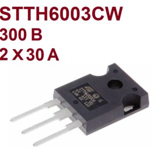 STTH6003CW Диод быстродействующий 300В 2x30А TO-247 STTH6003 refurbished products