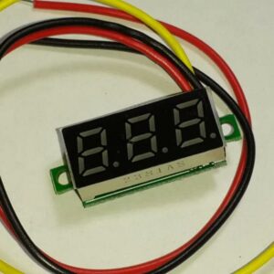 Вольтметр цифровой постоянного тока DC 0-100V три провода - Зеленый