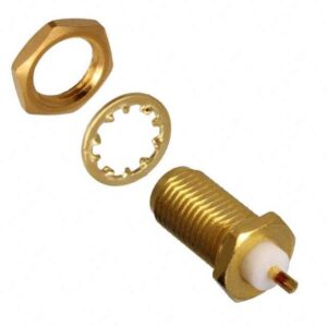 Разьем высокочастотный CONN SMA RCPT STR 50 OHM SOLDER 1-1478966-0-ND ACX1237-ND Amphenol RF