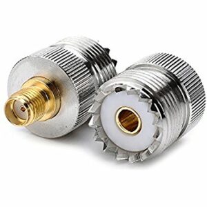 Переходник UHF female PL259 - SMA female
