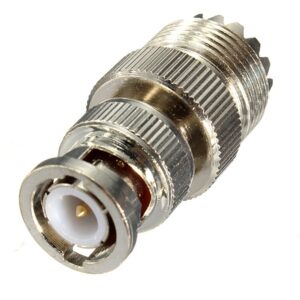Переходник UHF female SO239 to BNC male