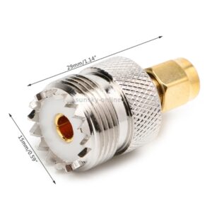 Переходник SMA Male To UHF Female RF Coaxial Connector Adapter