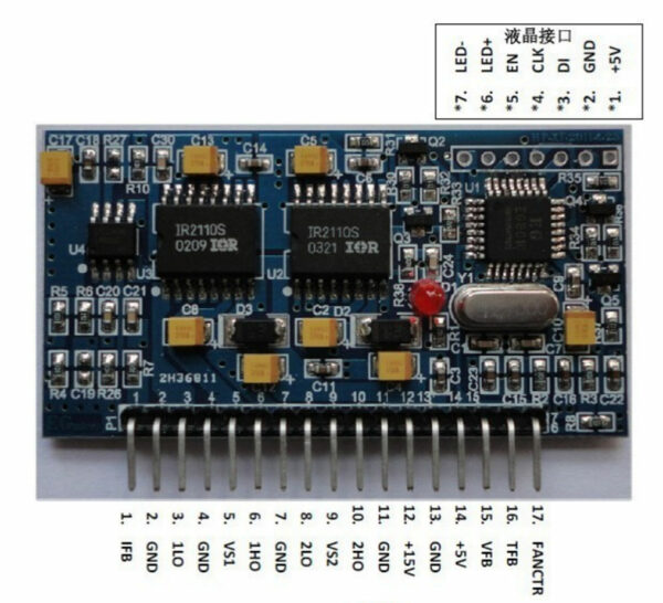 Чистый синусоидальный инвертор pure Sine Wave Драйвер Плата EGS002 EG8010 + IR2110 Драйвер — изображение 2