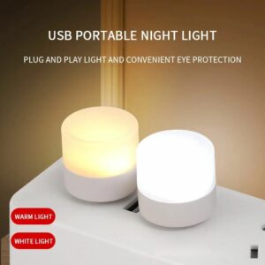Мини фонарик ночник USB LED БЕЛЫЙ для power bank ноутбук зарядка