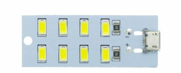 Лампа светодиодная 8 LED 5730 micro USB 5V 550 mA