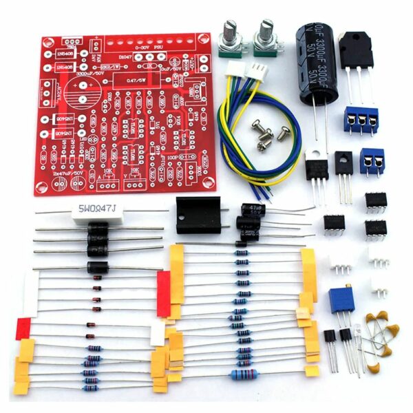 Лабораторный блок питания (набор для сборки) 0-30V 2mA-3A DC Regulated Power Supply DIY Kit