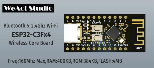 Модуль ESP32-C3FH4 Core Board