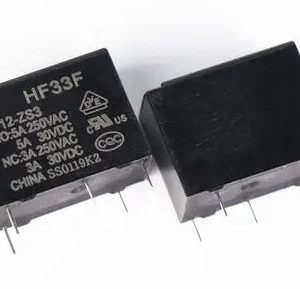 Реле электромагнитное HONGFA HF33F-012-ZS3 JZC-33F Power Relay 12VDC 5Pin 5A 250VAC