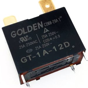 Реле GOLDEN GT-1A-12D  12VDC  25A 250VAC = SFK-112DM SFK-112LM JQX-102F HLS-102F HF102F MPY-S-112-A G4A-1A-E-12  CHF-V-112DA2 RF-SS-112DMF