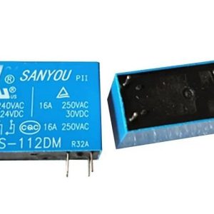 Реле SZ-S-112DM 12VDC SANYOU 16A 250VAC