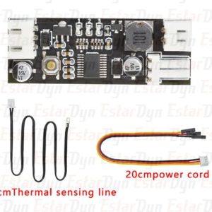 Термостат для PC куллеров 3 проводных DC 12V PWM Speed Controller Fan Speed Governor 2-3 Wire Computer Temperature control Switch for PC CPU Cooler Fan