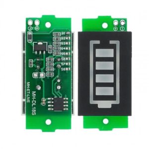 Модуль LED индикатор уровня заряда аккумуляторов Li-Ion MH-DL18S 1S-8S
