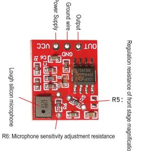 Модуль микрофонный DC 3V-5V Silicon Microphone Magnification Module With Preamp Amplifier Board Conference Microphone Module High Sensitivity