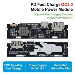 Плата Power Bank 18W чип SW6106 быстрая зарядка Xiaomi LX-PB18WC QC3.0 PD Huawei FCP Apple QC