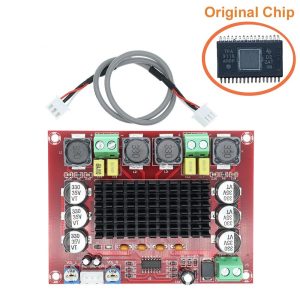 Модуль усилителя Original Chip TPA3116 D2 XH-M543 12V 24V 120W*2 Dual Channel Digital Power Audio Amplifier Board 120W x2