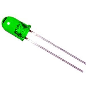 Светодиод LED 5MM  ЗЕЛЕНЫЙ