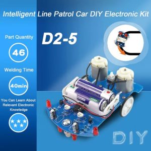 Комплект для самостоятельной сборки DIY D2-5 Intelligent Tracking Line автомобиль следующий по линии.