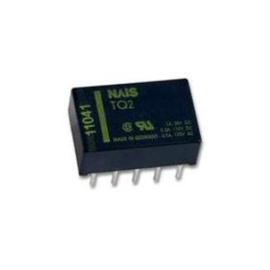 Relay Panasonic Nais TQ2-24V PCB trough hole DPDT 24V 0,5A 1A
